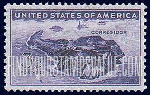 FindYourStampsValue: PHILIPPINES - View of Corregidor