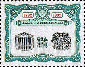 FindYourStampsValue: NEW YORK STOCK EXCHANGE BICENTENNIAL