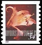 FindYourStampsValue: FLOWERS - Asian Hybrid Lily, Self-Adhesive Coil Stamp