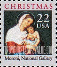 FindYourStampsValue: CHRISTMAS - Moroni Madonna