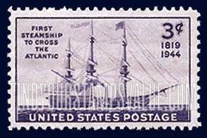 FindYourStampsValue: STEAMSHIP - "Savannah"