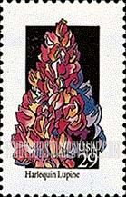 FindYourStampsValue: WILDFLOWERS - Harlequin Lupine