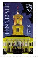 FindYourStampsValue: TENNESSEE STATEHOOD BICENTENNIAL, Self-adhesive Booklet stamp
