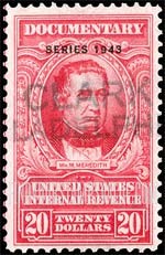 FindYourStampsValue: DOCUMENTARY ISSUE - William M. Meredith