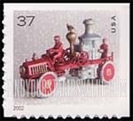 FindYourStampsValue: TOY FIRE PUMPER, Self-Adhesive Booklet Stamp