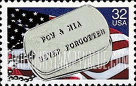 FindYourStampsValue: PRISONERS OF WAR AND MISSING IN ACTION