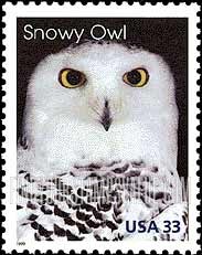 FindYourStampsValue: SNOWY OWL - Arctic Animals