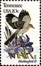 FindYourStampsValue: TENNESSEE - State Birds and Flowers