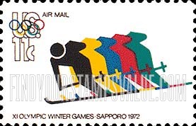 FindYourStampsValue: XI WINTER OLYMPIC GAMES, SAPPORO, JAPAN - Skiing