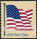 FindYourStampsValue: AMERICAN FLAG, Self-Adhesive Coil Stamp