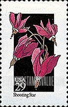FindYourStampsValue: WILDFLOWERS - Shooting Star