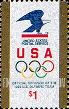 FindYourStampsValue: EAGLE AND OLYMPIC RINGS