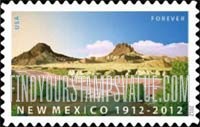 FindYourStampsValue: NEW MEXICO STATEHOOD CENTENNIAL - Sanctuary II, Painting by Doug West, Self-Adhesive stamp