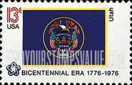 FindYourStampsValue: STATE FLAGS - Utah