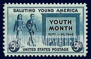 FindYourStampsValue: SALUTE TO YOUTH - Girl and Boy carrying Books