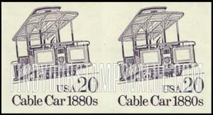 FindYourStampsValue: CABLE CAR 1880s - Transportation Coil