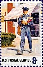 FindYourStampsValue: POSTAL SERVICE EMPLOYEES - Mailman