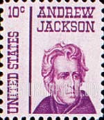 FindYourStampsValue: ANDREW JACKSON - Prominent Americans