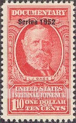 FindYourStampsValue: DOCUMENTARY ISSUE - L.J. Gage