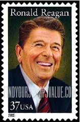 FindYourStampsValue: RONALD REAGAN - 40th President, Self-Adhesive stamp