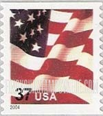 FindYourStampsValue: FLAG, Self-Adhensive Coil Stamp