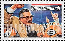FindYourStampsValue: VINCE LOMBARDI - Football Coaches