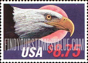 FindYourStampsValue: EAGLE AND MOON - Express Mail Rate