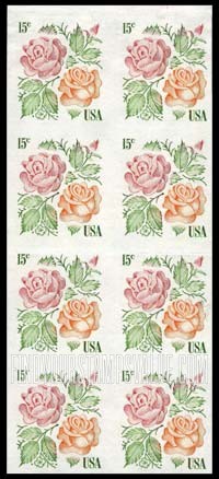 FindYourStampsValue: ROSES, Booklet Stamps