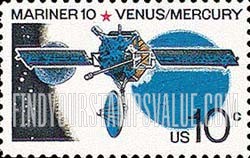 FindYourStampsValue: SPACE - Mariner 10, Venus and Mercury