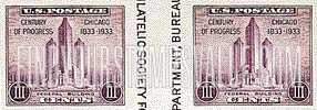 FindYourStampsValue: CENTURY OF PROGRESS - Federal Building at Chicago, Special Printing