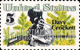 FindYourStampsValue: DAVY CROCKETT - American Folklore