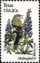 FindYourStampsValue: TEXAS - State Birds and Flowers