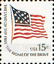 FindYourStampsValue: FORT McHENRY FLAG - Americana Issue