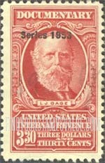 FindYourStampsValue: DOCUMENTARY ISSUE - L.J. Gage