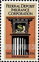 FindYourStampsValue: FEDERAL DEPOSIT INSURANCE CORP., 50th ANNIV.