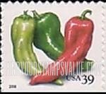 FindYourStampsValue: CROPS OF THE AMERICAS - Chili Peppers, Self-Adhesive Booklet Stamp