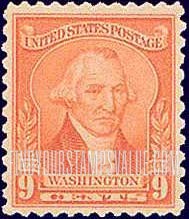 FindYourStampsValue: WASHINGTON BIRTH BICENTENNIAL - Portrait by Williams, 1794