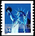 FindYourStampsValue: Statue of Liberty, Self-Adhesive Coil Stamp