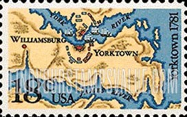 FindYourStampsValue: BATTLE OF YORKTOWN - American Bicentennial
