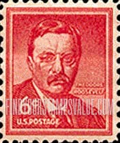 FindYourStampsValue: THEODORE ROOSEVELT - Liberty Issue