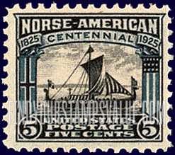 FindYourStampsValue: NORSE-AMERICAN ISSUE - Viking Ship