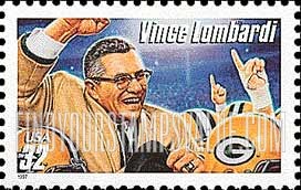 FindYourStampsValue: VINCE LOMBARDI - Football Coaches