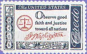 FindYourStampsValue: AMERICAN CREDO - WASHINGTON