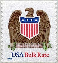 FindYourStampsValue: EAGLE AND SHIELD, Self-adhesive Coil stamp