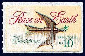 FindYourStampsValue: CHRISTMAS - Dove Weather Vane, Self-adhesive Stamp
