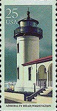 FindYourStampsValue: LIGHTHOUSES - Admiralty Head, WA, Booklet Stamp