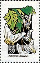 FindYourStampsValue: WILDFLOWERS - Dutchman's Breeches