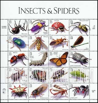 FindYourStampsValue: INSECTS AND SPIDERS