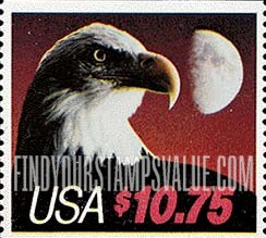 FindYourStampsValue: EAGLE AND HALF MOON, Booklet Stamp