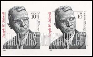FindYourStampsValue: DISTINGUISHED AMERICANS - General Joseph W. Stilwell